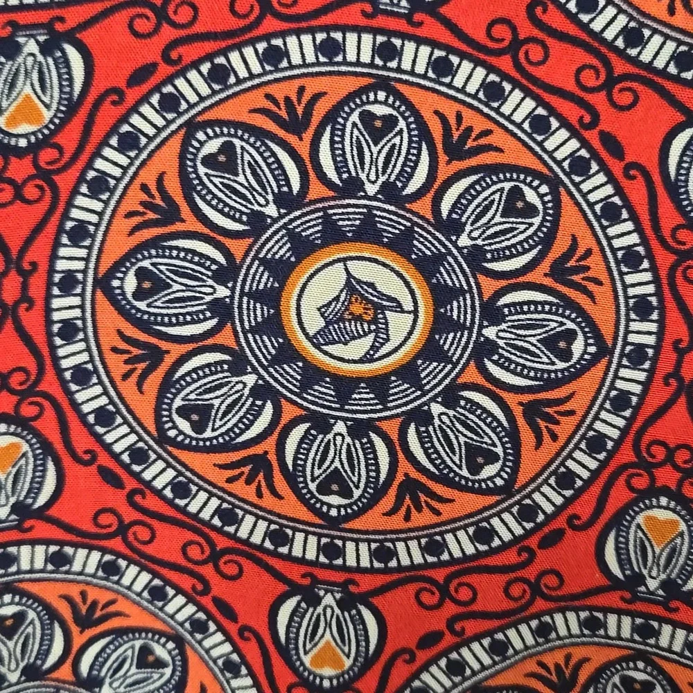 Denim & Flower Red Patterned Shirt - Picture 7 of 10